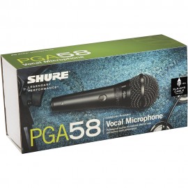 SHURE PGA58-QTR-E динамичен кабелен микрофон
