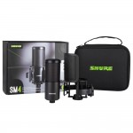 SHURE SM4-KIT Кондензаторен микрофон за домашно студио, комплект с аксесоари