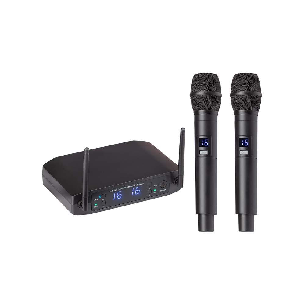 Двоен безжичен микрофон Soundsation WF-U216HH