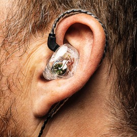 Мониторни in-ear слушалки с двоен драйвер прозрачни SPM−235 TR