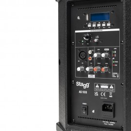 Stagg AS10B Активна двулентова тонколона 10" с микрофон и Bluetooth