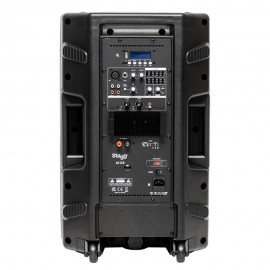 Stagg AS12B Активна двулентова тонколона 12" с 2 микрофона и Bluetooth