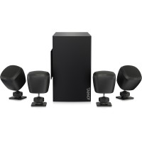 Комплект суббуфер с тонколони за окачане ЧЕРНИ 100V SAT SUB 4PACK 