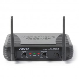 Двоен безжичен вокален микрофон STWM712 VHF 2-Channel
