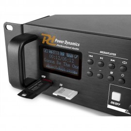 Усилвател-миксър Power Dynamics PDV240MP3 PA 240W/100V 4 ZONES