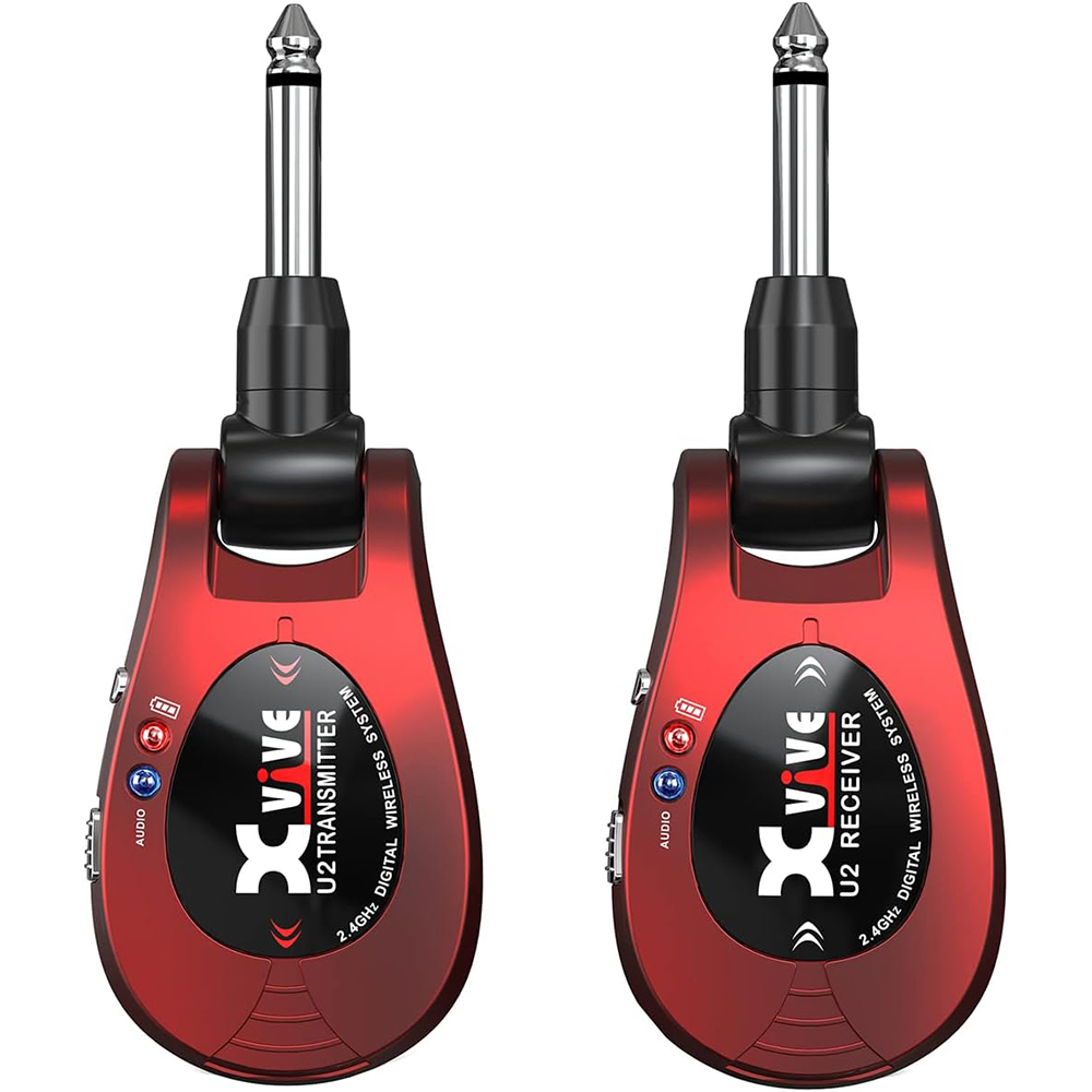 Безжичен инструментален микрофон Xvive U2 Red