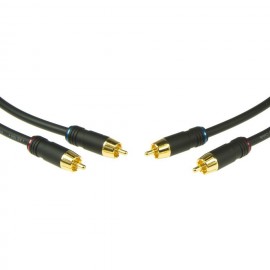 AL-RR0060 -  2xRCA / 2xRCA 0.6m кабел чинчове-чинчове 0,60 см