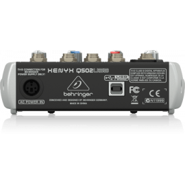 Смесителен пулт BEHRINGER Q502USB - 1 mono + 2 stereo