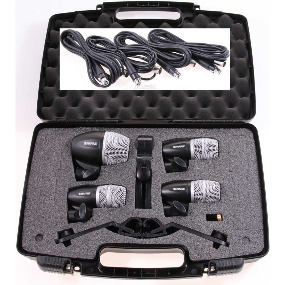 SHURE PGDMK4-XLR комплект микрофони за барабани
