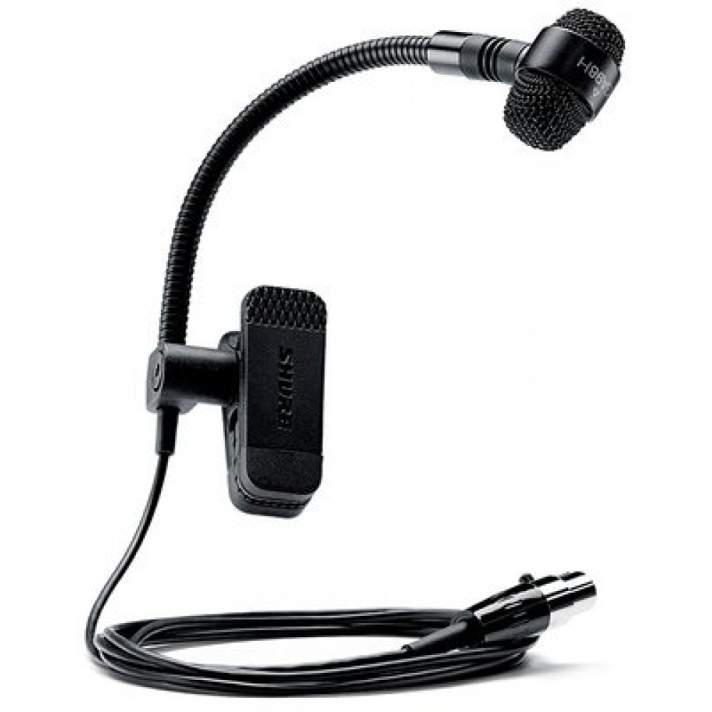 SHURE PGA98H-TQG -огъващ се безжичен, кондензаторен микрофон щипка