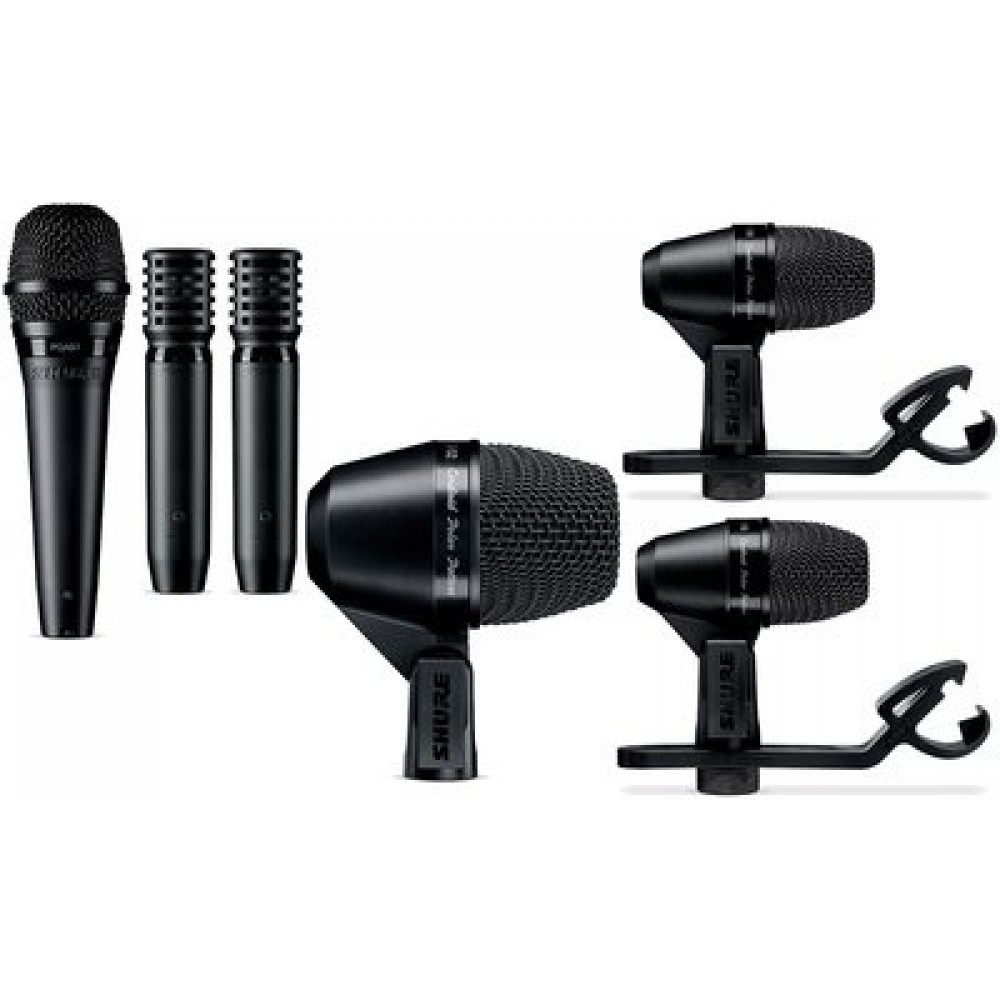 SHURE PGADRUMKIT6-XLR комплект 6 микрофонa за барабани