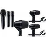 SHURE PGADRUMKIT6-XLR комплект 6 микрофонa за барабани