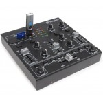TRONIOS DJ МИКСЕР С ЕФЕКТИ STM - 2250 4 - Channel Mixer Sound Effects USB MP3