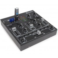 TRONIOS DJ МИКСЕР С ЕФЕКТИ STM - 2250 4 - Channel Mixer Sound Effects USB MP3
