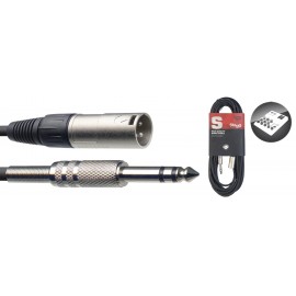 Инструментален Кабел Стерео жак на м.канон SAC10PSXM DL 10м