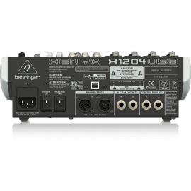 Смесителен пулт 4 моно + 2 стерео BEHRINGER X1204USB XENYX