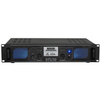 Плеър с Усилвател SPL 700MP3 blue LED + EQ  BLK 2 х 350W 4 Ohm