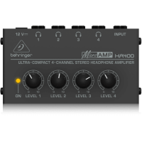 Стерео усилвател за слушалки  HA400 BEHRINGER 4 канален